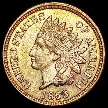 1863 Indian Head Cent CHOICE AU