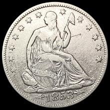 1853-O Seated Liberty Half Dollar NEARLY UNCIRCULATED