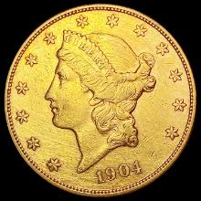 1904-S $20 Gold Double Eagle HIGH GRADE