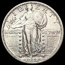 1918-D Standing Liberty Quarter CHOICE AU