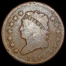 1814 Coronet Head Large Cent NICELY CIRCULATED