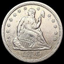 1856-O Seated Liberty Quarter CLOSELY UNCIRCULATED