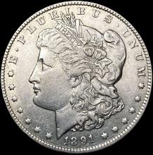 1891-O Morgan Silver Dollar CLOSELY UNCIRCULATED