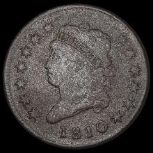 1810 Classic Head Large Cent NICELY CIRCULATED