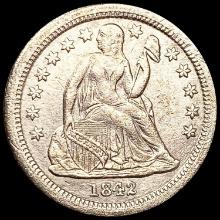 1842-O Seated Liberty Dime CLOSELY UNCIRCULATED