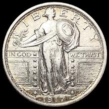 1917 T1 FH Standing Liberty Quarter UNCIRCULATED