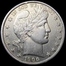 1900-S Barber Half Dollar NEARLY UNCIRCULATED