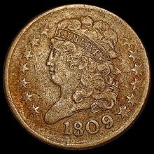 1809 Classic Head Half Cent LIGHTLY CIRCULATED