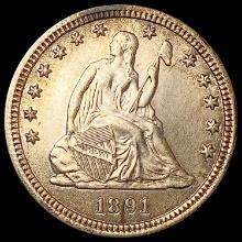 1891 Seated Liberty Quarter UNCIRCULATED