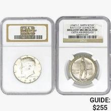 [2] Varied US Silver Coinage NGC PF/BU [1947, 1970-S]