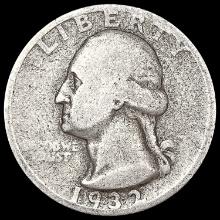 1932-S Washington Silver Quarter NICELY CIRCULATED