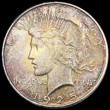 1925-S Silver Peace Dollar CLOSELY UNCIRCULATED