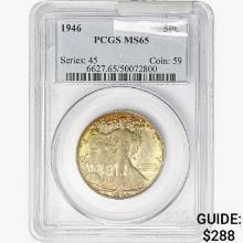 1946 Walking Liberty Half Dollar PCGS MS65