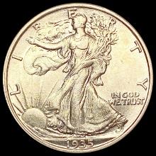 1935 Walking Liberty Half Dollar CHOICE AU