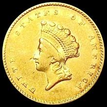 1855 Rare Gold Dollar CLOSELY UNCIRCULATED