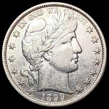 1899 Barber Half Dollar CHOICE AU