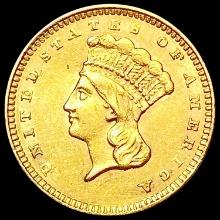 1857 Rare Gold Dollar UNCIRCULATED