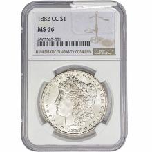 1882-CC Morgan Silver Dollar NGC MS66