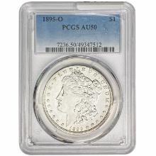 1895-O Morgan Silver Dollar PCGS AU50