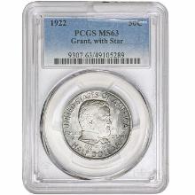 1922 Grant Half Dollar PCGS MS63 W/ Star