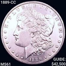 1889-CC Morgan Silver Dollar