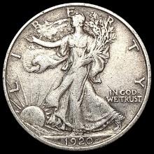 1920-S Walking Liberty Half Dollar LIGHTLY CIRCULATED