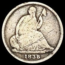 1838-O Seated Liberty Half Dime LIGHTLY CIRCULATED