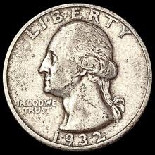 1932-S Washington Silver Quarter LIGHTLY CIRCULATED