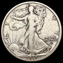 1917-S Walking Liberty Half Dollar LIGHTLY CIRCULATED