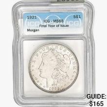 1921 Morgan Silver Dollar ICG MS65 FYI