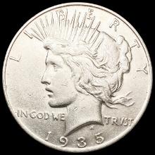 1935-S Silver Peace Dollar CLOSELY UNCIRCULATED