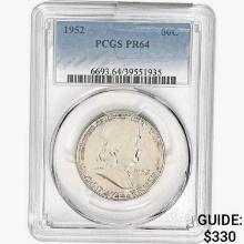 1952 Franklin Half Dollar PCGS PR64