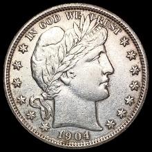 1904 Barber Half Dollar CHOICE AU