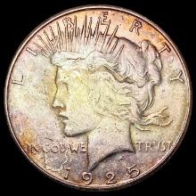 1925-S Silver Peace Dollar CLOSELY UNCIRCULATED