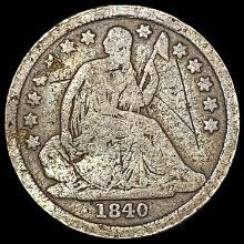 1840 Seated Liberty Dime NICELY CIRCULATED