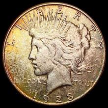 1923-S Silver Peace Dollar NEARLY UNCIRCULATED