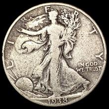 1938-D Walking Liberty Half Dollar NICELY CIRCULATED