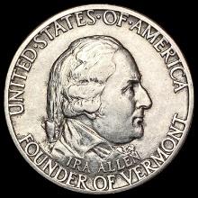 1927 Vermont Half Dollar CHOICE AU