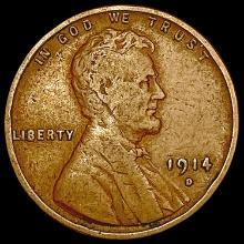 1914-D Wheat Cent NEARLY UNCIRCULATED