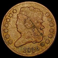 1825 Classic Head Half Cent HIGH GRADE