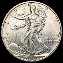 1842 Walking Liberty Half Dollar UNCIRCULATED