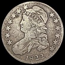 1822 Capped Bust Half Dollar NICELY CIRCULATED