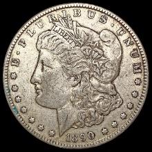 1890-CC Morgan Silver Dollar LIGHTLY CIRCULATED