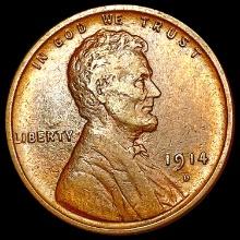 1914-D Wheat Cent NEARLY UNCIRCULATED