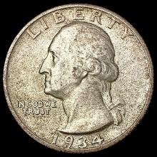 1934 Washington Silver Quarter UNCIRCULATED