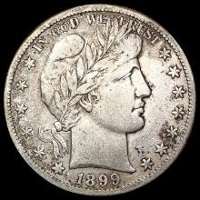 1899-S Barber Half Dollar LIGHTLY CIRCULATED