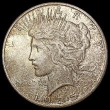 1925-S Silver Peace Dollar LIGHTLY CIRCULATED