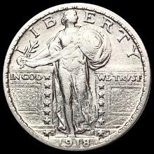 1918-S Standing Liberty Quarter CHOICE AU