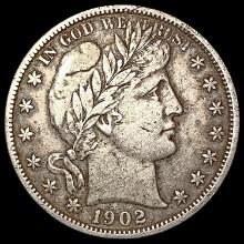 1902 Barber Half Dollar LIGHTLY CIRCULATED