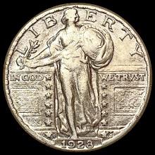 1928-S Standing Liberty Quarter LIGHTLY CIRCULATED